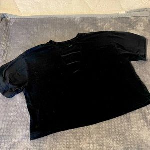 Black Crop Top